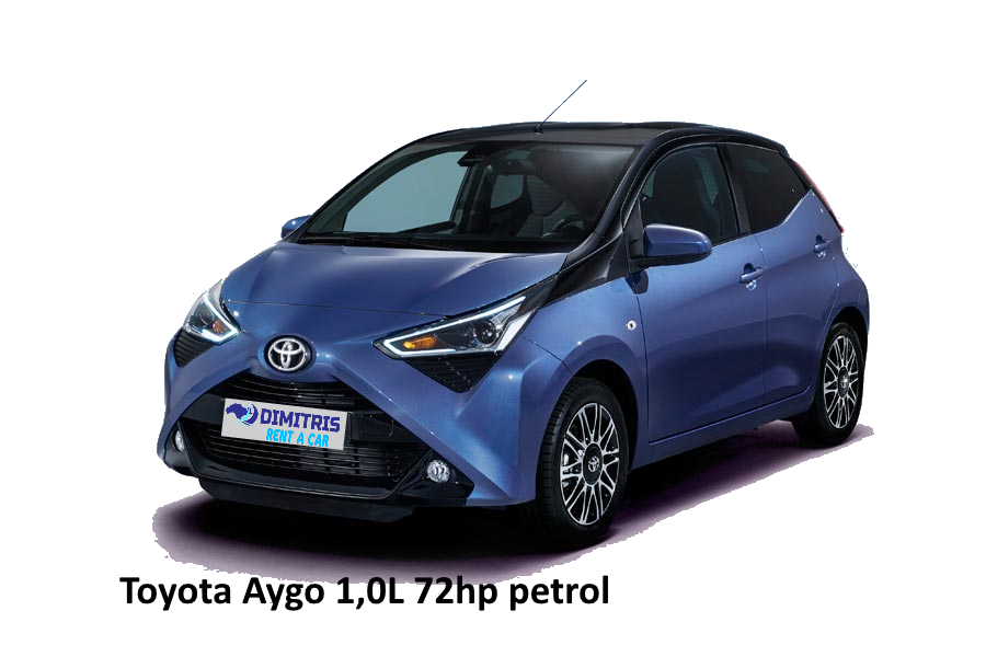 Toyota Aygo 1,0L 72hp petrol